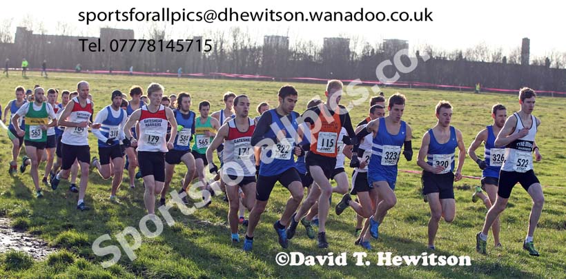 Senior mens North Eastern Cross Country Chanpionships. Photo: David T. Hewitson/Sports for All Pics
